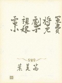 电视剧将军家的小娘子免费完整版