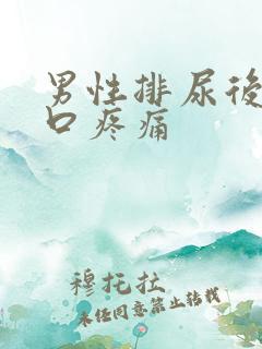 男性排尿后尿道口疼痛