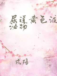 尿道黄色液体分泌物