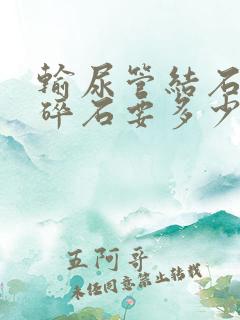 输尿管结石体外碎石要多少钱