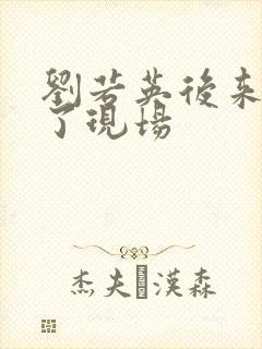 刘若英后来唱哭了现场