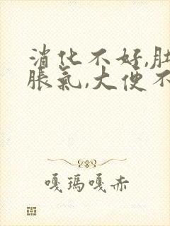 消化不好,肚子胀气,大便不成形