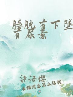 膀胱有下坠感老有尿意