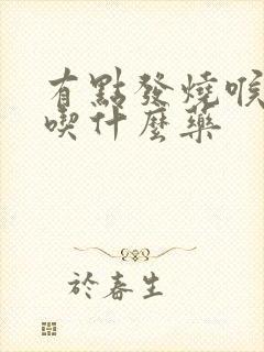 有点发烧喉咙痛吃什么药