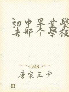 初中毕业学护士去哪个学校