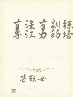 有没有训练小孩专注力的培训班?