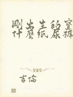 刚出生的宝宝买什么纸尿裤好