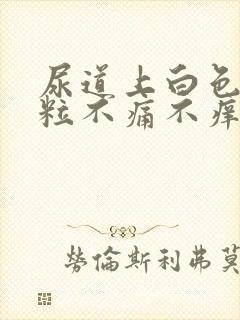 尿道上白色小颗粒不痛不痒