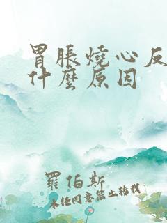 胃胀烧心反酸是什么原因