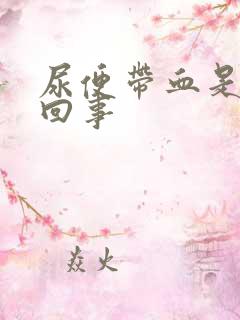 尿便带血是怎么回事