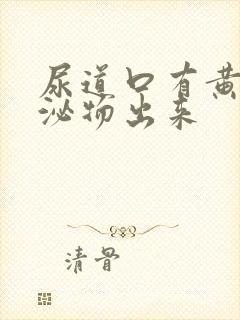 尿道口有黄色分泌物出来