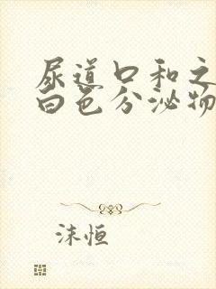 尿道口和之间有白色分泌物