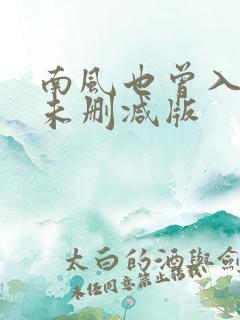南风也曾入我怀未删减版