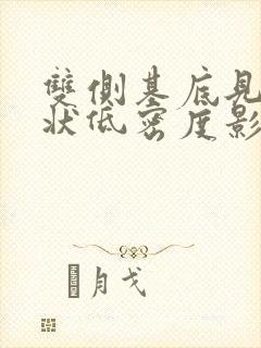 双侧基底见斑点状低密度影