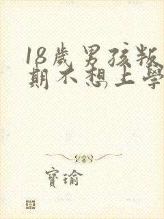 18岁男孩叛逆期不想上学怎么办