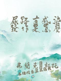 尿路有感染反复发作是怎么回事