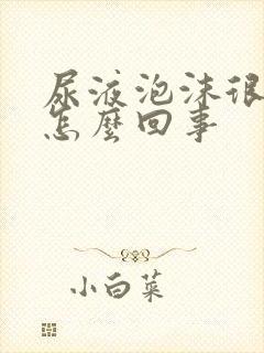 尿液泡沫很多是怎么回事