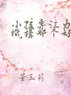 小孩专注力培训机构哪个好