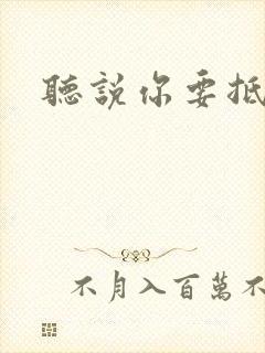 听说你要抵抗我