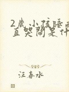 2岁小孩睡醒一直哭闹是什么原因