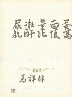 尿微量白蛋白高肌酐比值高