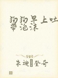 狗狗早上吐黄水带泡沫