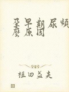 孕早期尿频是什么原因