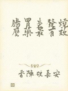 肠胃炎发烧吃什么药最有效