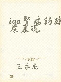 iga肾病的临床表现