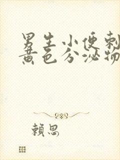 男生小便刺痛有黄色分泌物吃什么药