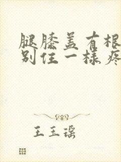 腿膝盖有根筋像别住一样疼