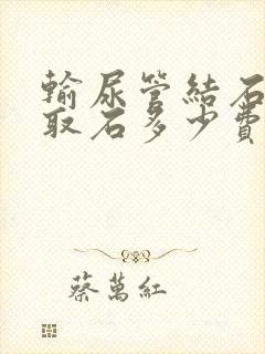 输尿管结石软镜取石多少费用