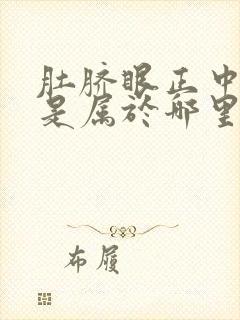 肚脐眼正中间疼是属于哪里