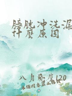 膀胱冲洗漏尿是什么原因