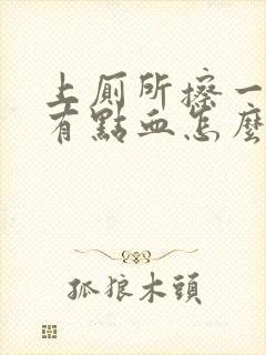 上厕所擦一下就有点血怎么回事