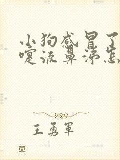 小狗感冒了打喷嚏流鼻涕怎么办