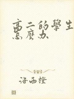 高二的学生厌学怎么办