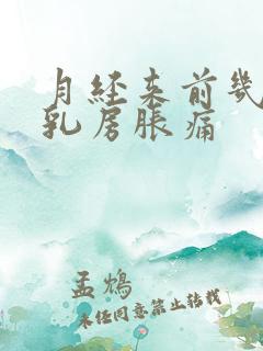 月经来前几天会乳房胀痛