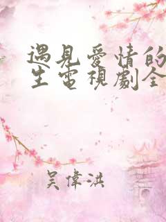 遇见爱情的利先生电视剧全集剧