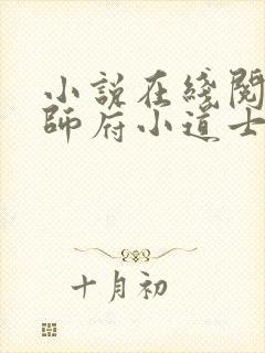 小说在线阅读天师府小道士