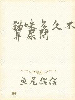 猫咪多久不排尿算尿闭