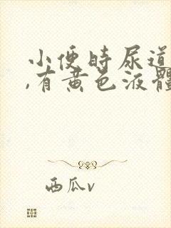 小便时尿道刺痛,有黄色液体