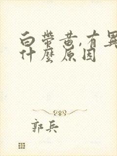 白带黄,有异味什么原因