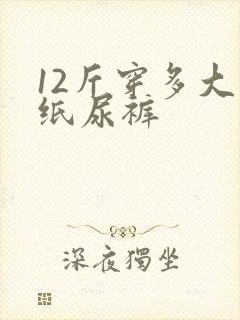 12斤穿多大码纸尿裤