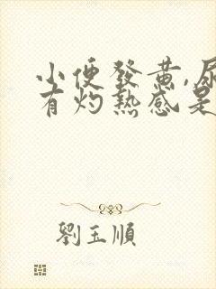 小便发黄,尿道有灼热感是怎么回事