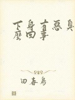 下身有恶臭味怎么回事