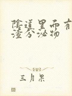 阴道里面有豆腐渣分泌物