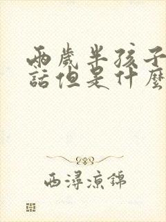 两岁半孩子不说话但是什么都懂