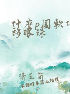 什么p图软件能移眼珠