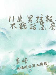 11岁男孩叛逆不听话怎么办